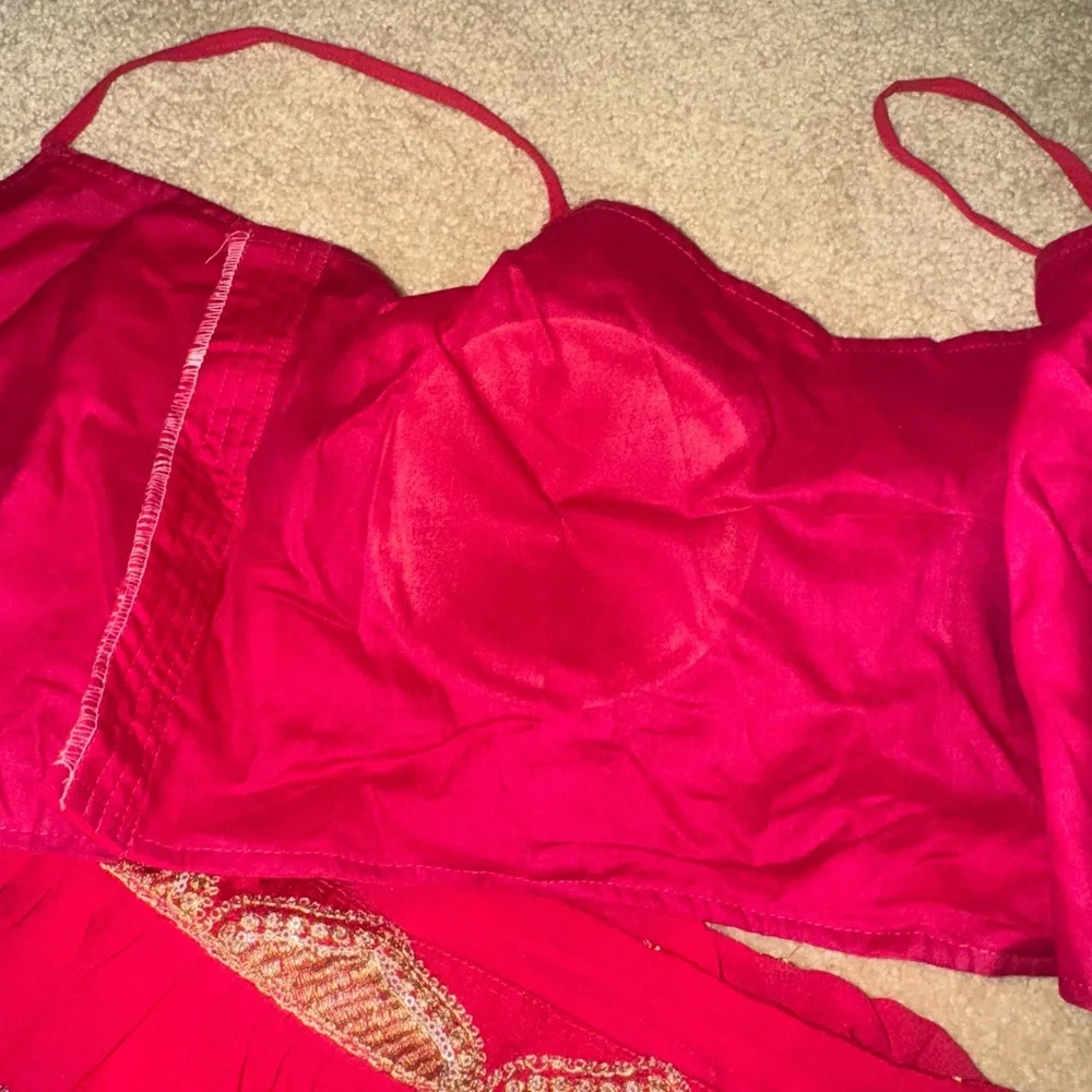 Pink Lehenga with Dupatta - Picture 9 of 15